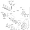 ANILLOS MOTOR KIA SPORTAGE SL 2.0 2014 2015 / ENGINE RING / STD, 0.10, 0.20, 0.30, 0.40